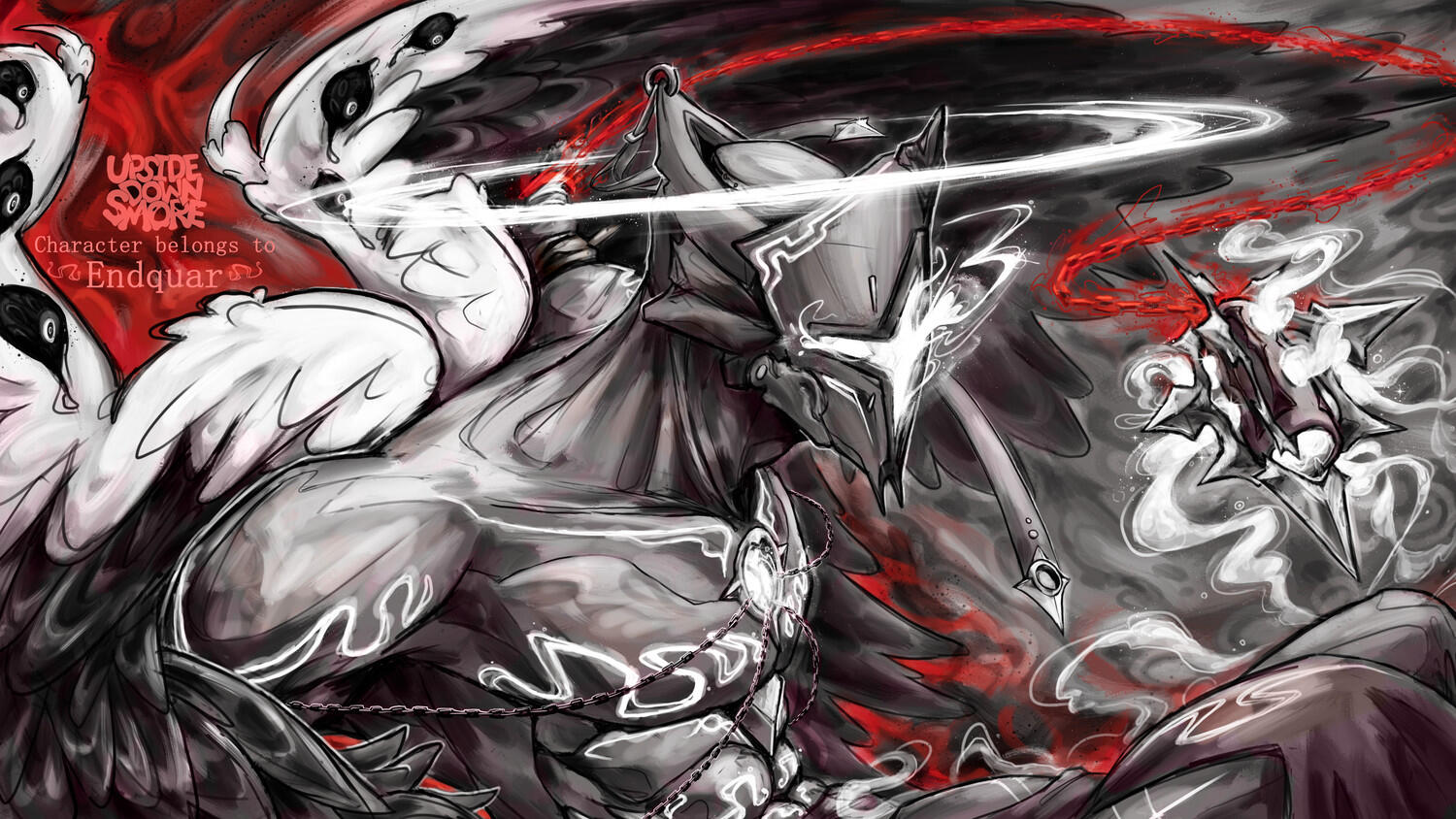 Abaddon (Warframe Harrow oc), WFCC Secret Santa gift for Endquar, December 2025