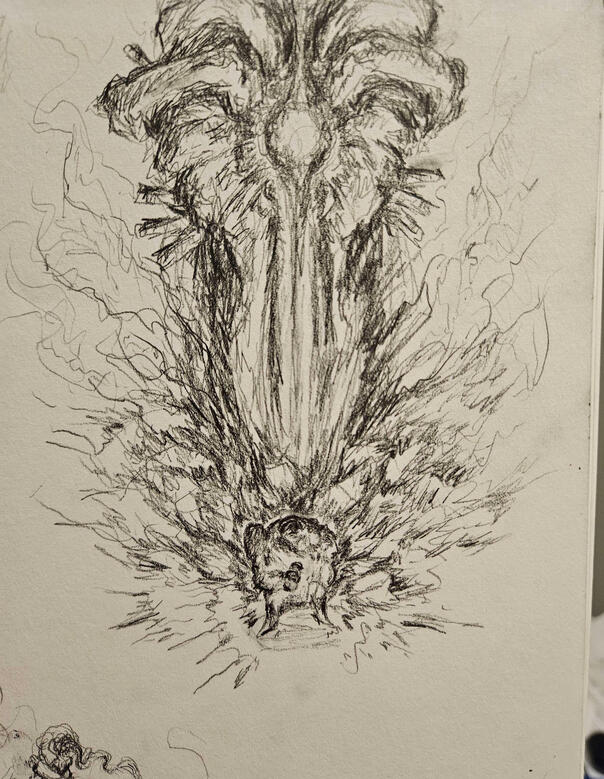 Day 13: Courage (alt sketch)