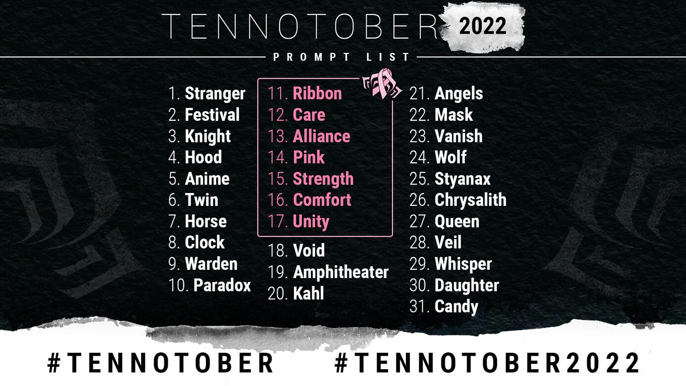 Tennotober 2022 prompt list